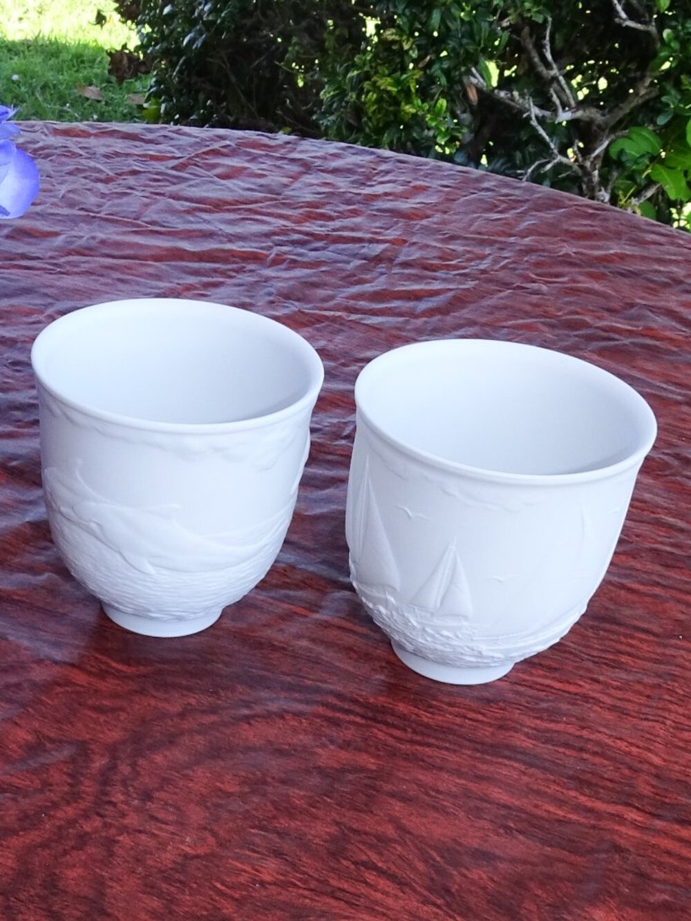 Lladro Collector Society Cups 1997/1998 White Bisque New